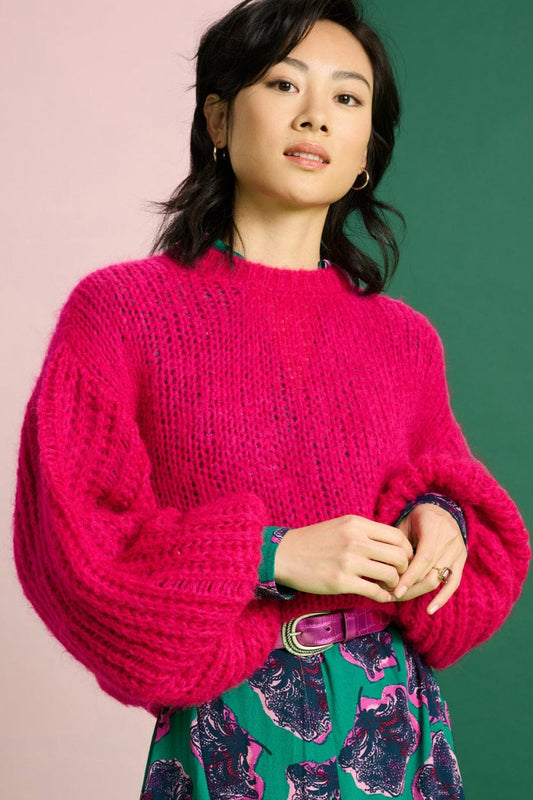 PULLOVER - Fiery Pink