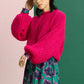 PULLOVER - Fiery Pink