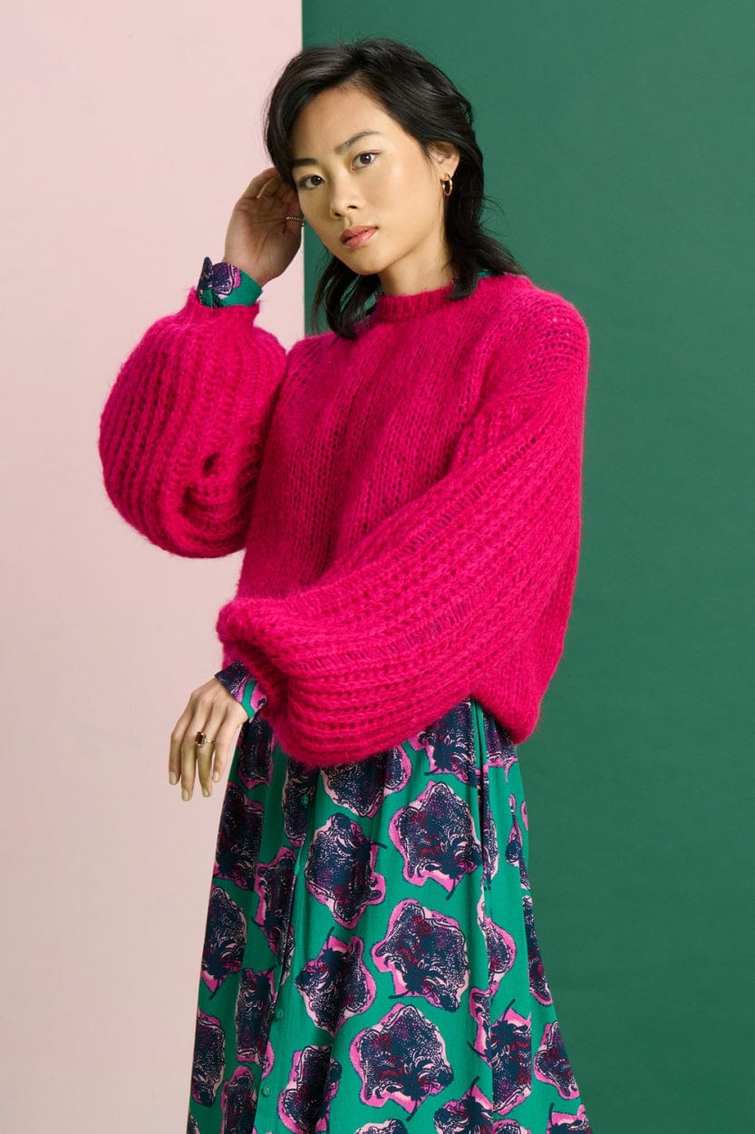 PULLOVER - Fiery Pink
