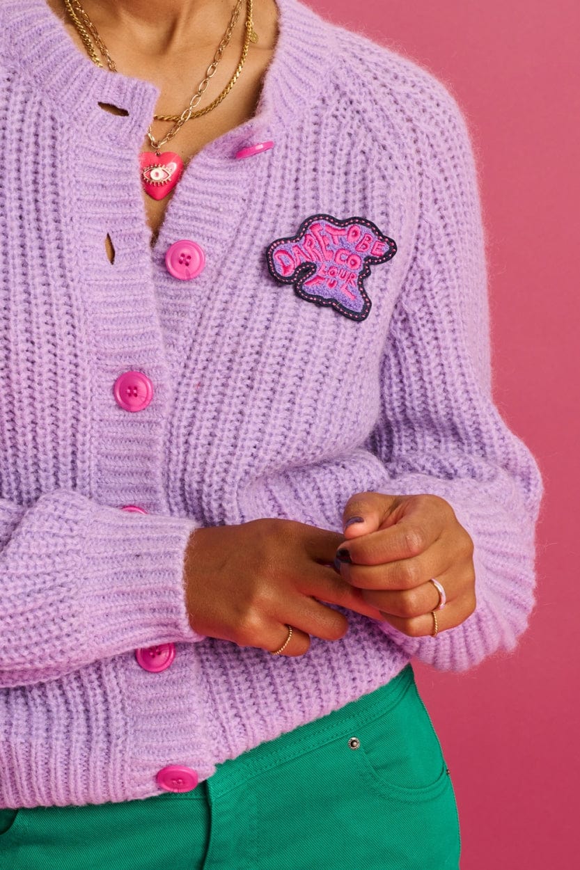 STRICKJACKE - Orchid Bloom