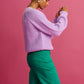 STRICKJACKE - Orchid Bloom