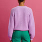 STRICKJACKE - Orchid Bloom