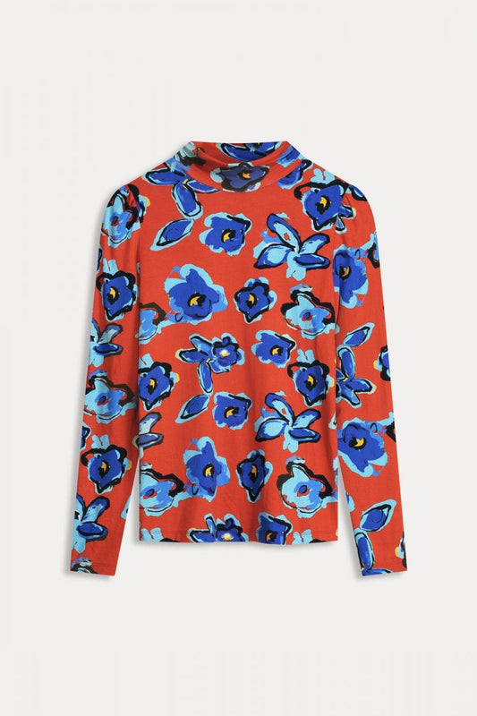 TURTLENECK - Flower Glory Red
