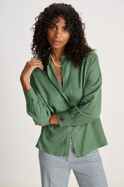 BLUSE - Milly Mythical Green