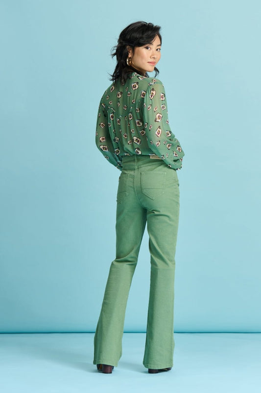 JEANS - Kate Flare Mythical Green