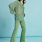 JEANS - Kate Flare Mythical Green