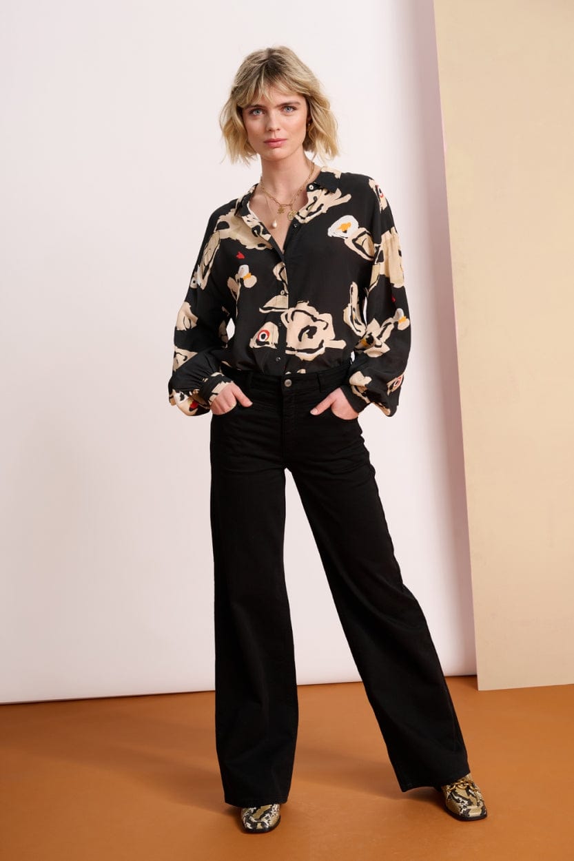 JEANS - Wide Leg Eternal Black
