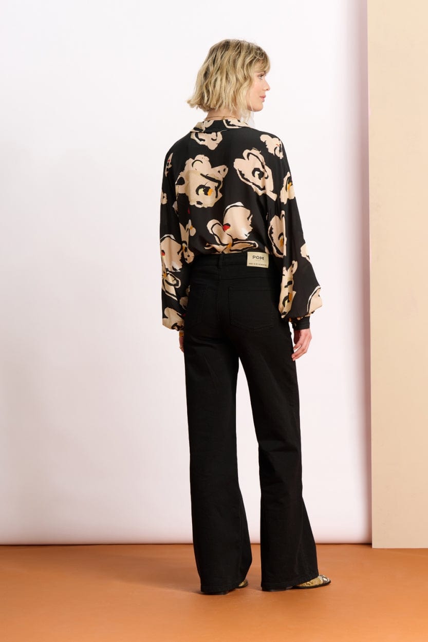 JEANS - Wide Leg Eternal Black