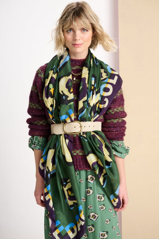 SCHAL - Flower Swirl Green