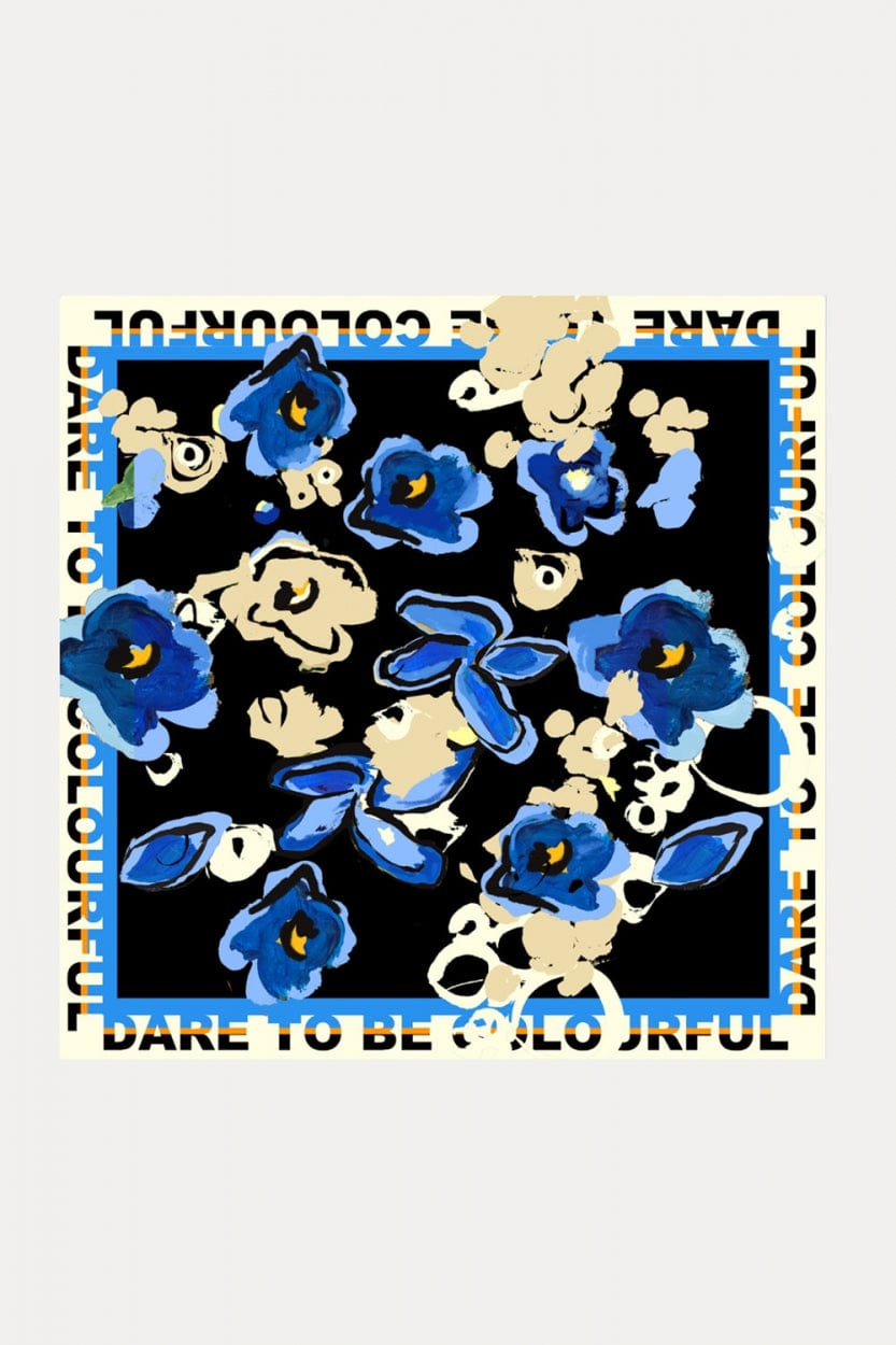 SCHAL - Flower Glory Blue