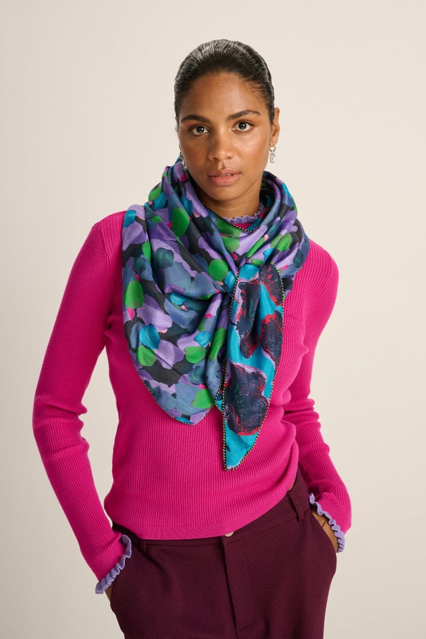 SCHAL - Double Flower Pop Blue