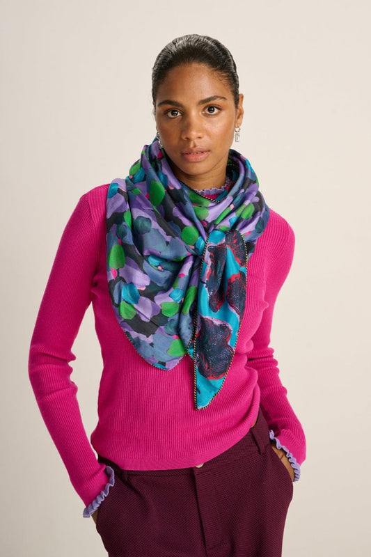 SCHAL - Double Flower Pop Blue