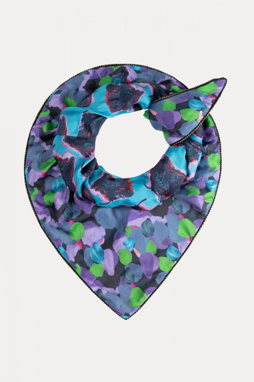 SCHAL - Double Flower Pop Blue