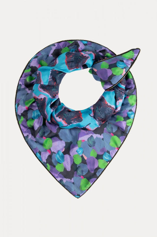 SCHAL - Double Flower Pop Blue