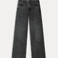 JEANS- Wide leg Grey Storm