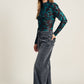 JEANS- Wide leg Grey Storm