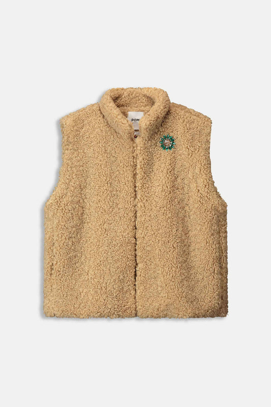 GILET - Teddy Love Vintage Brown