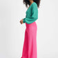 HOSE - Wide Leg Vibrant Pink