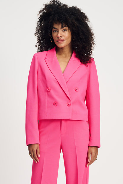 BLAZER - Short Vibrant Pink