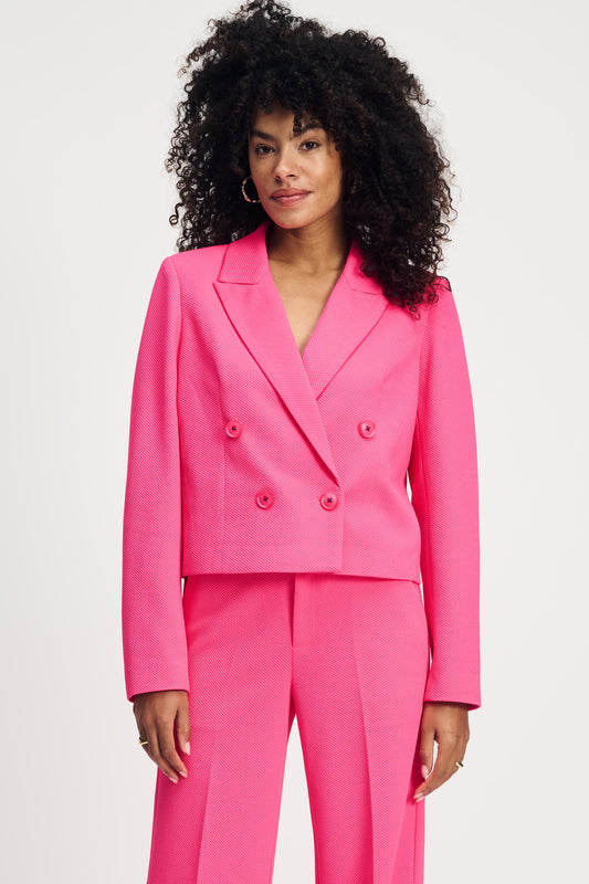 BLAZER - Short Vibrant Pink