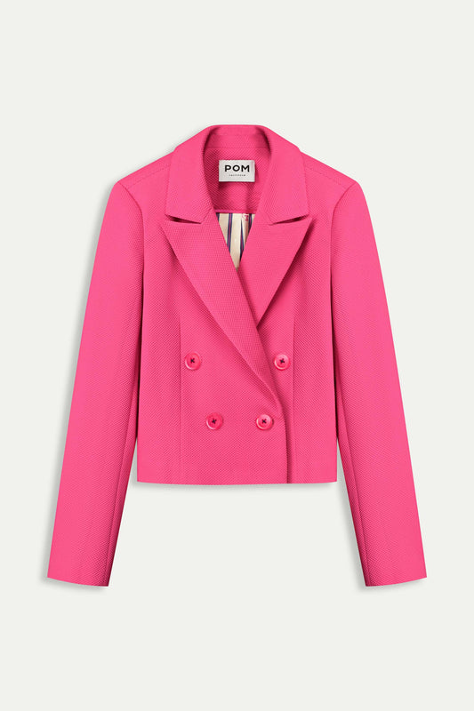 BLAZER - Short Vibrant Pink