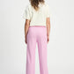 HOSE - Wide Leg Rose Pink