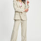 BLAZER - Striped Cream