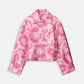 JACKE - Floral Jacquard Raspberry