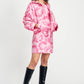 JACKE - Floral Jacquard Raspberry