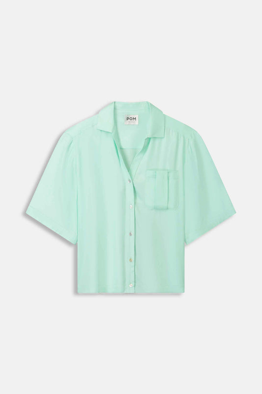 BLUSE - Satin Fresh Mint