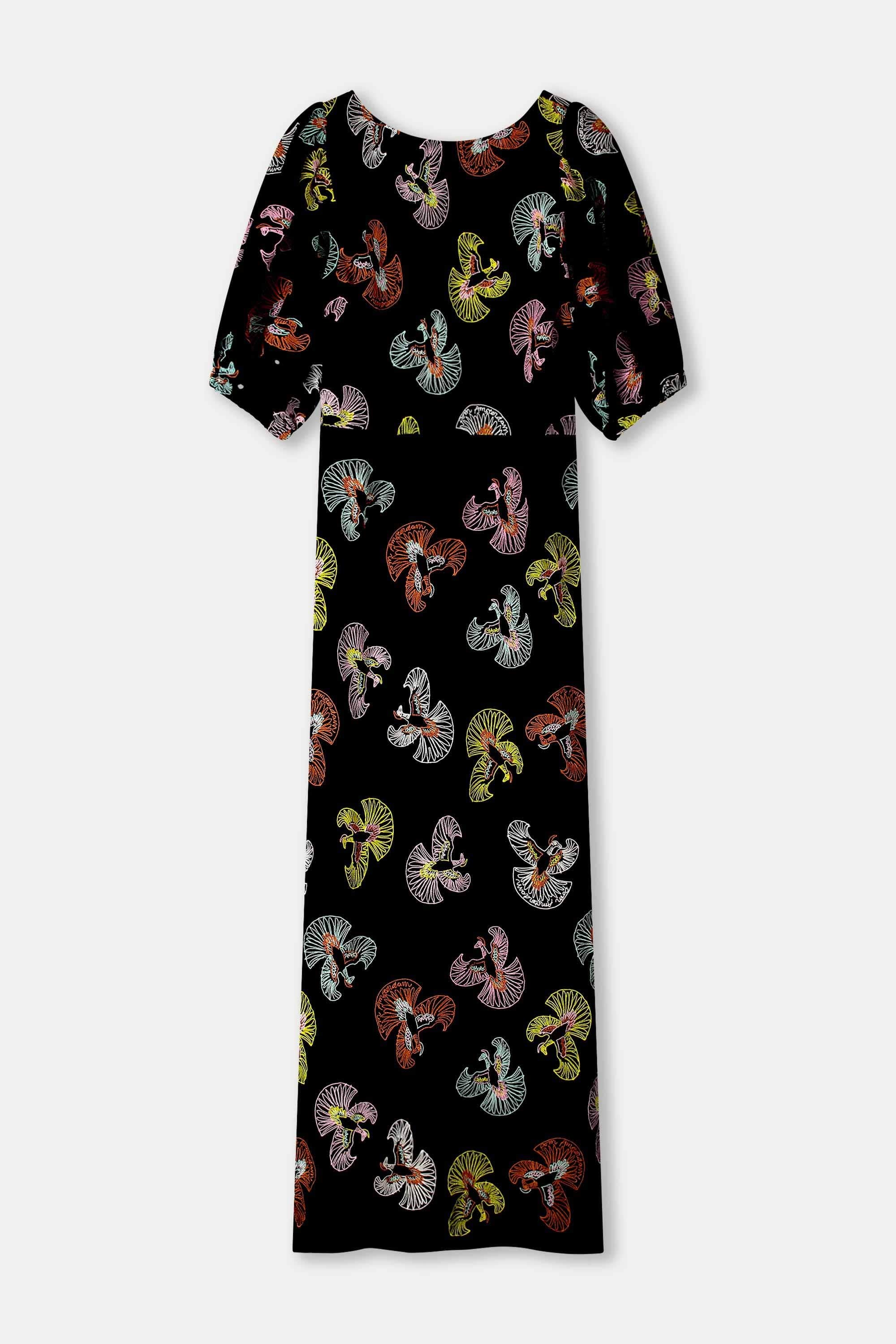 KLEID - Embroidery Sky Black