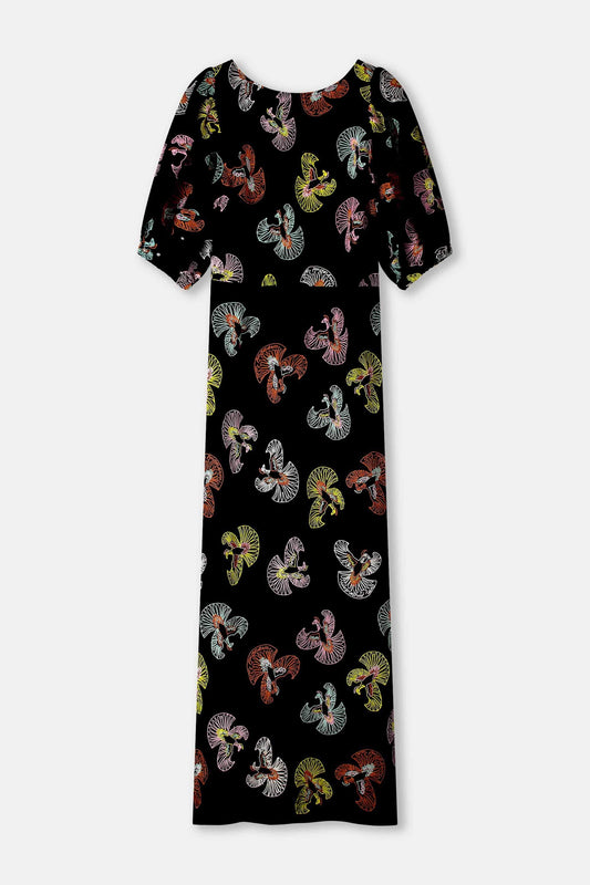 KLEID - Embroidery Sky Black