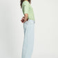 TSHIRT - Striped Lime Blue