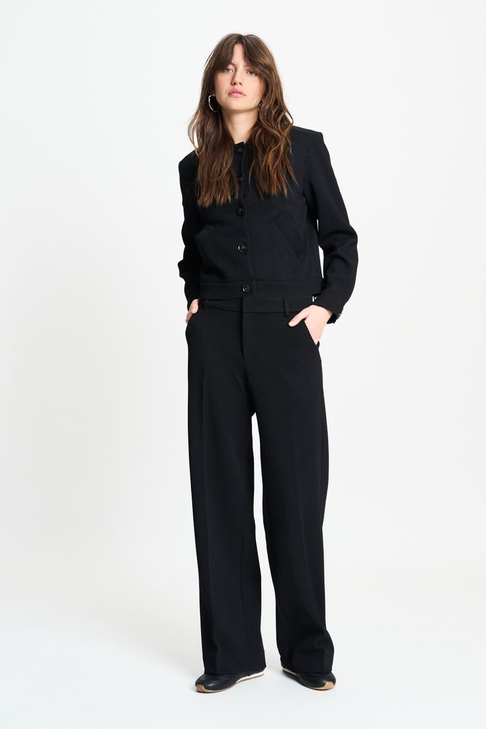 Schwarze Hose | Lara Black | POM Amsterdam | Offizielle Website