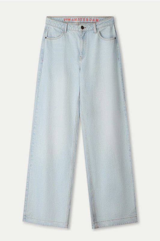 JEANS - Baggy Wide Leg Ultra Light Blue