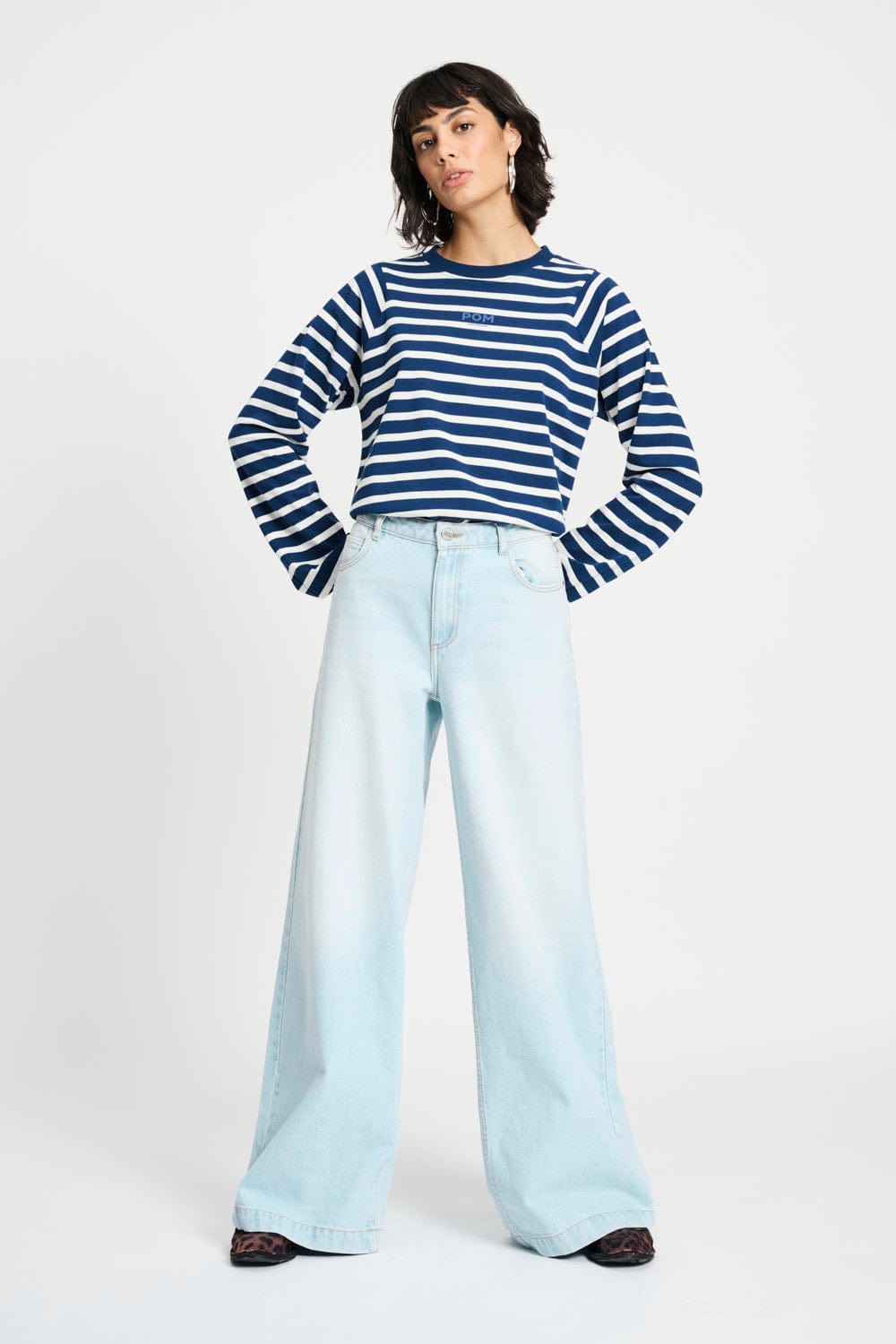 JEANS - Baggy Wideleg Light Blue