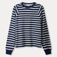 TOP - Striped Blue White