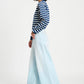 TOP - Lisa Striped Blue White