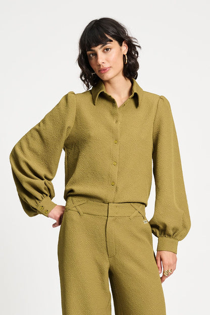 BLUSE - Bubble Fresh Olive