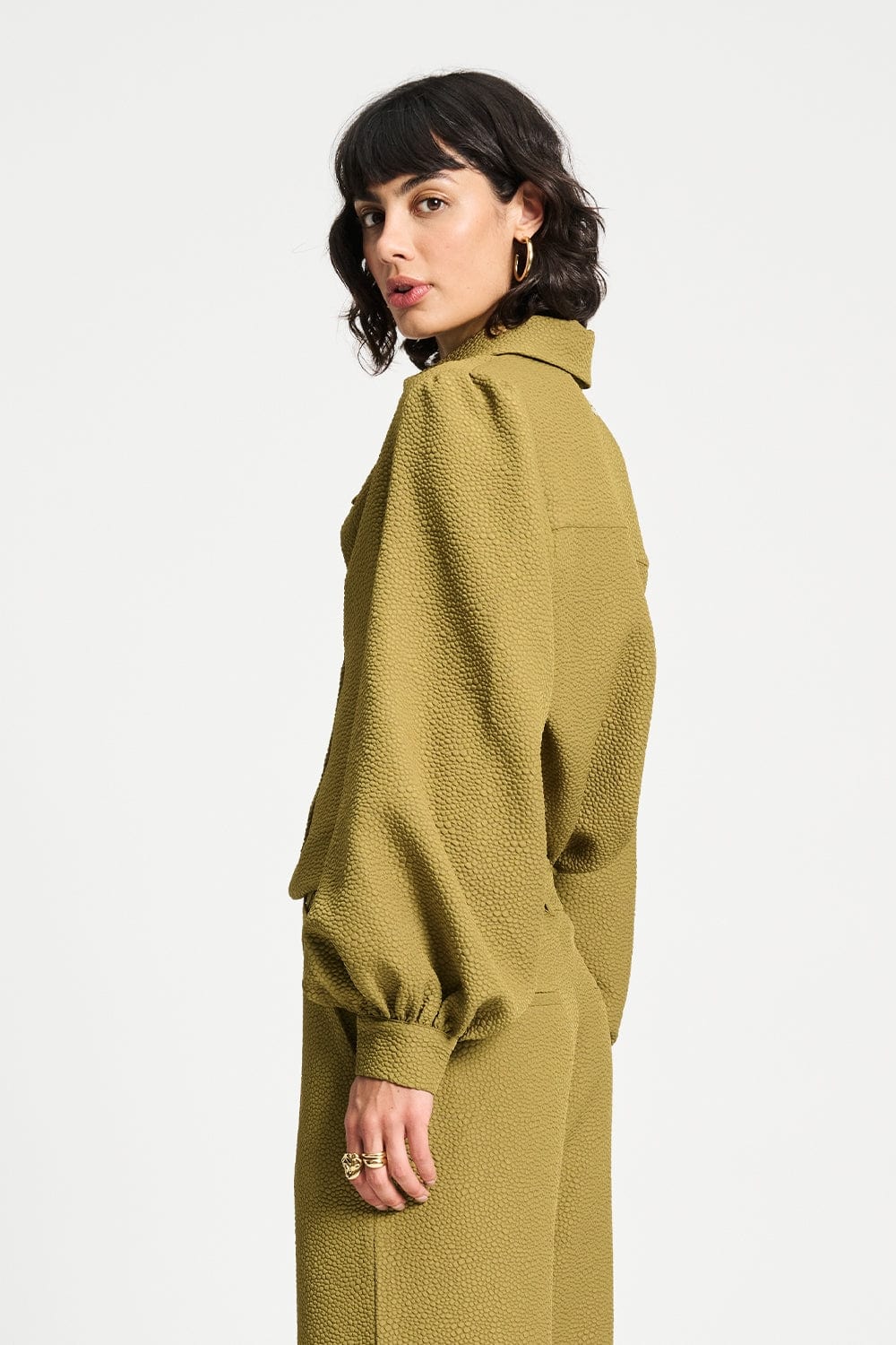 BLUSE - Bubble Fresh Olive