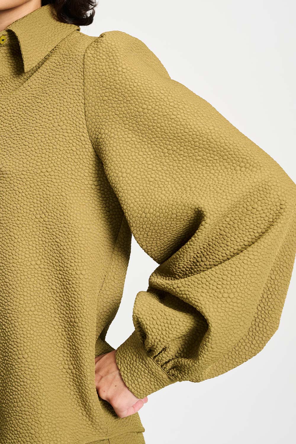 BLUSE - Bubble Fresh Olive