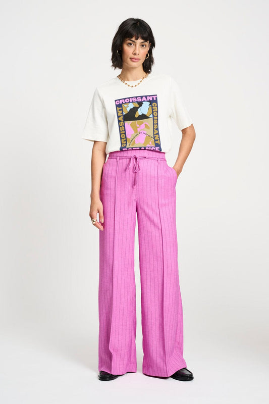 HOSE- Rose Doux Striped