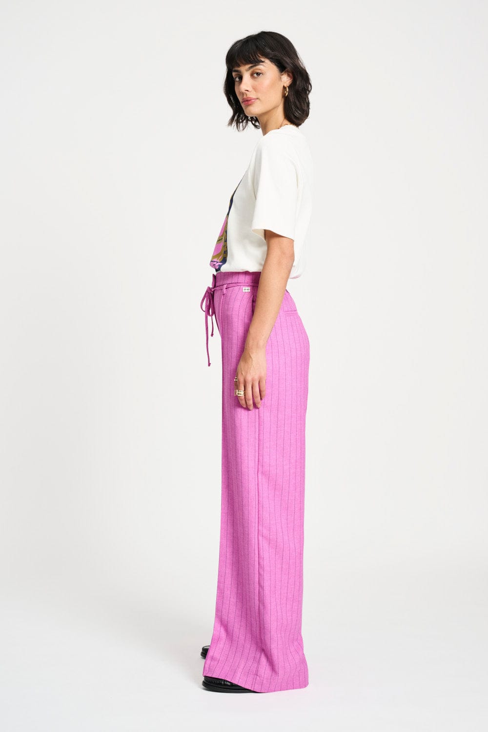 HOSE- Rose Doux Striped