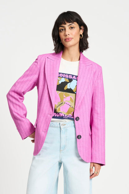 BLAZER - Rose Doux Striped