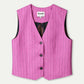 GILET - Rose Doux Striped