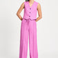 GILET - Rose Doux Striped