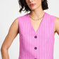 GILET - Rose Doux Striped