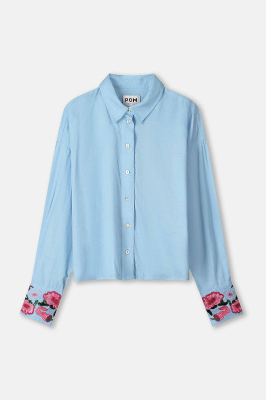 BLUSE - Sky Blue Melange