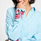 BLUSE - Sky Blue Melange