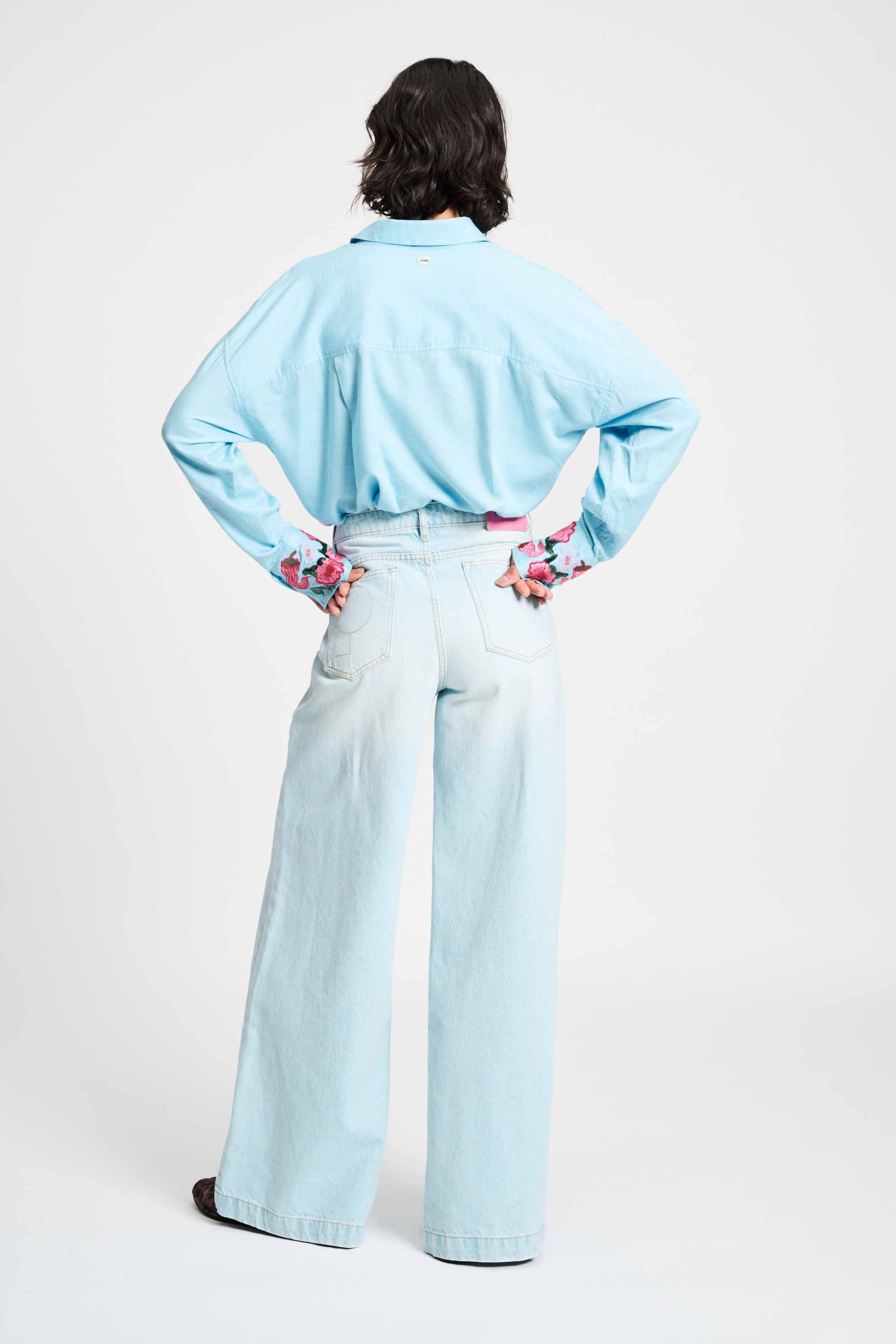 BLUSE - Sky Blue Melange
